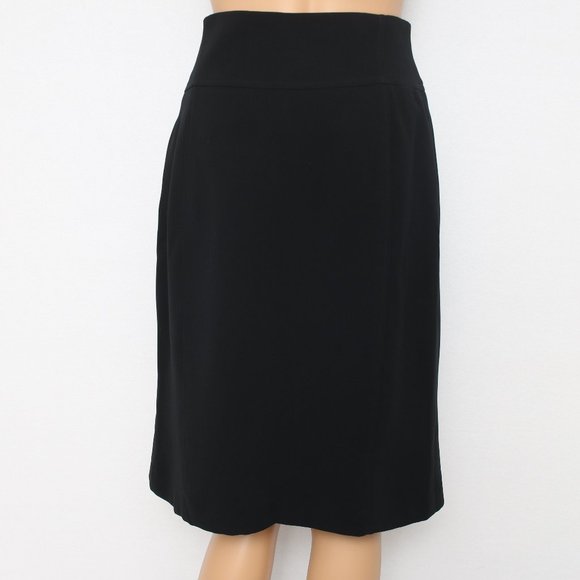 Marisa Minicucci Black Professional A-Lined Skirt Sz 10 - Picture 4 of 6